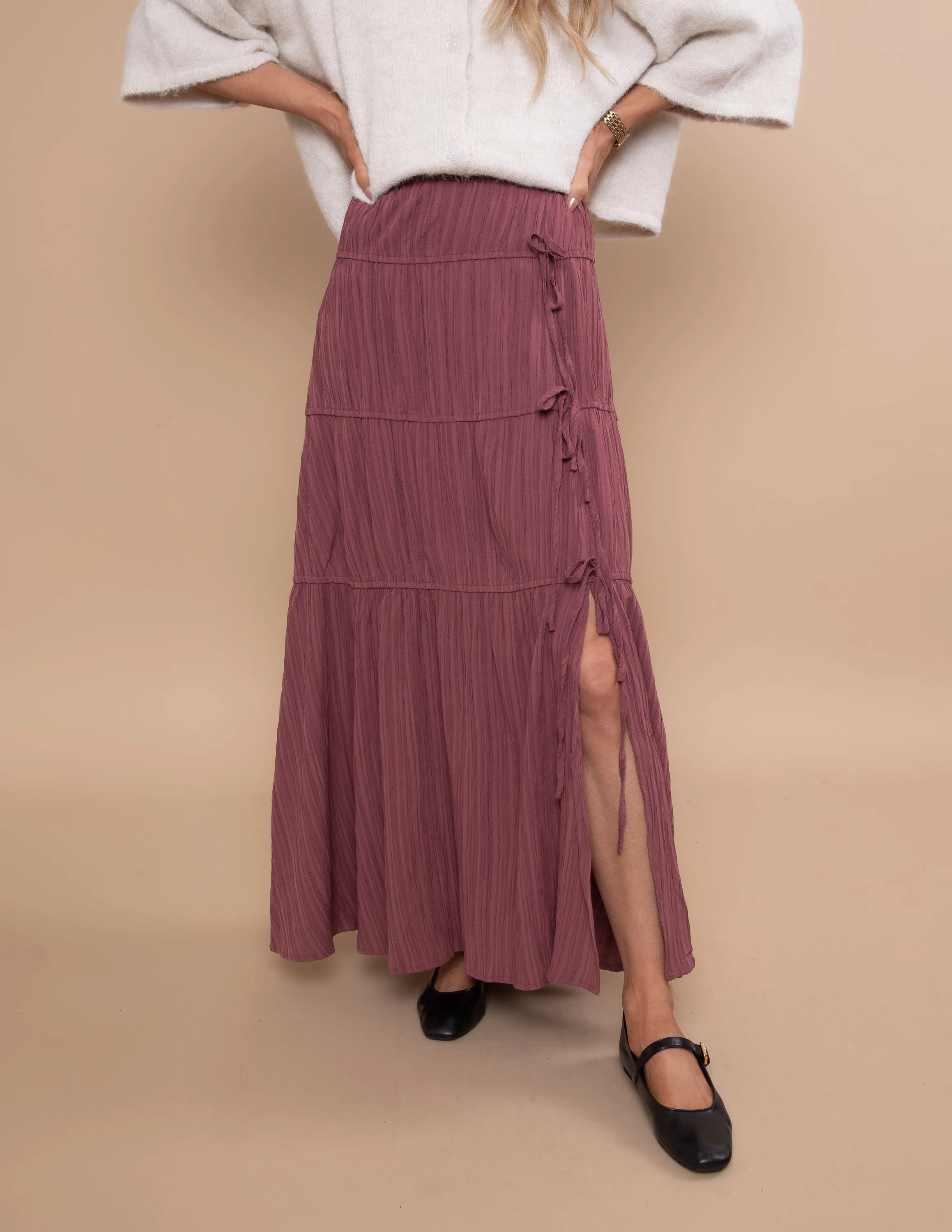 Bailee Midi Skirt sold by Shop Stevie