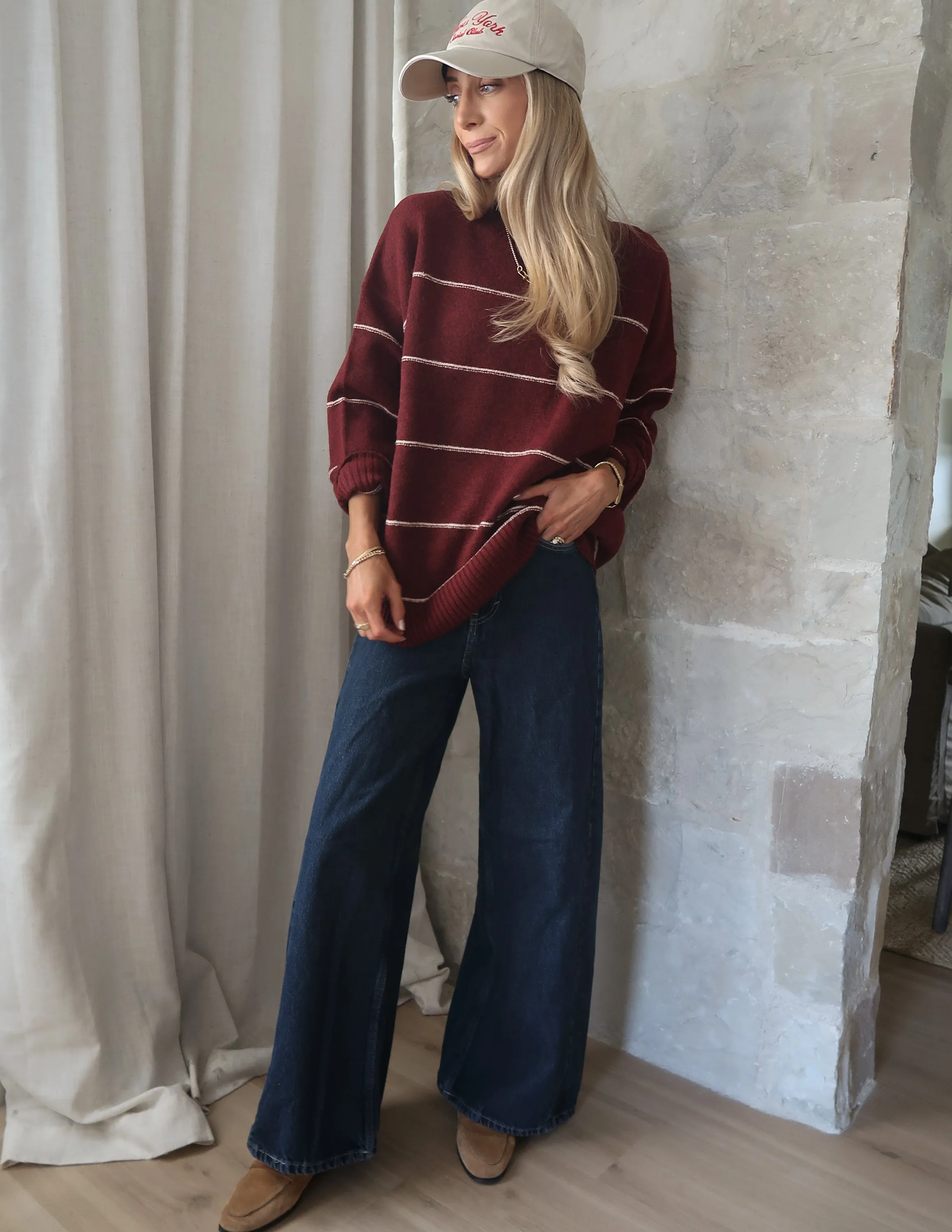 Weekender Striped Sweater sold by Shop Stevie product image thumbnail 5