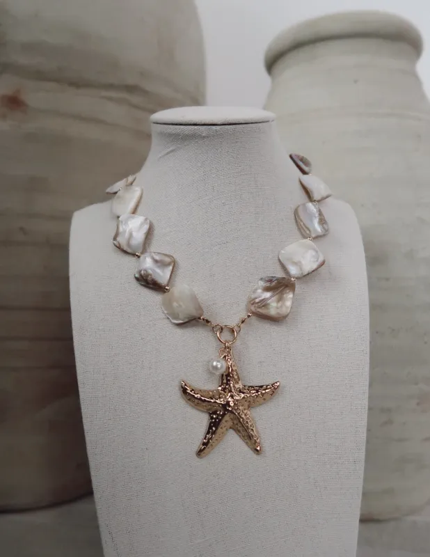 Seaside Shell Necklace sold by Shop Stevie