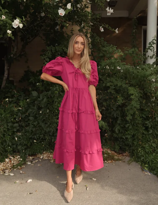 Vivian Midi Dress sold by Shop Stevie