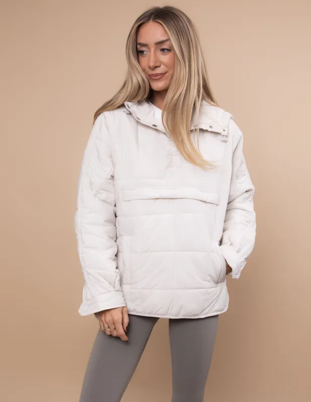 Transit Quilted Puffer Pullover sold by Shop Stevie