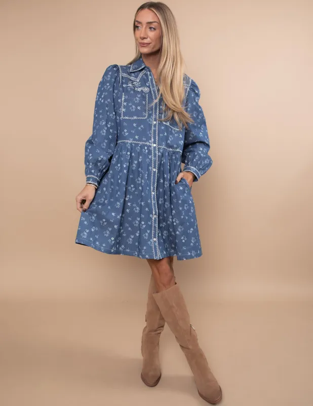 Wildflower Shirt Dress sold by Shop Stevie