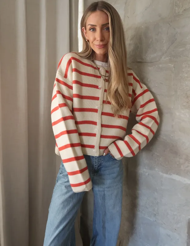 Jemina Striped Cardigan sold by Shop Stevie