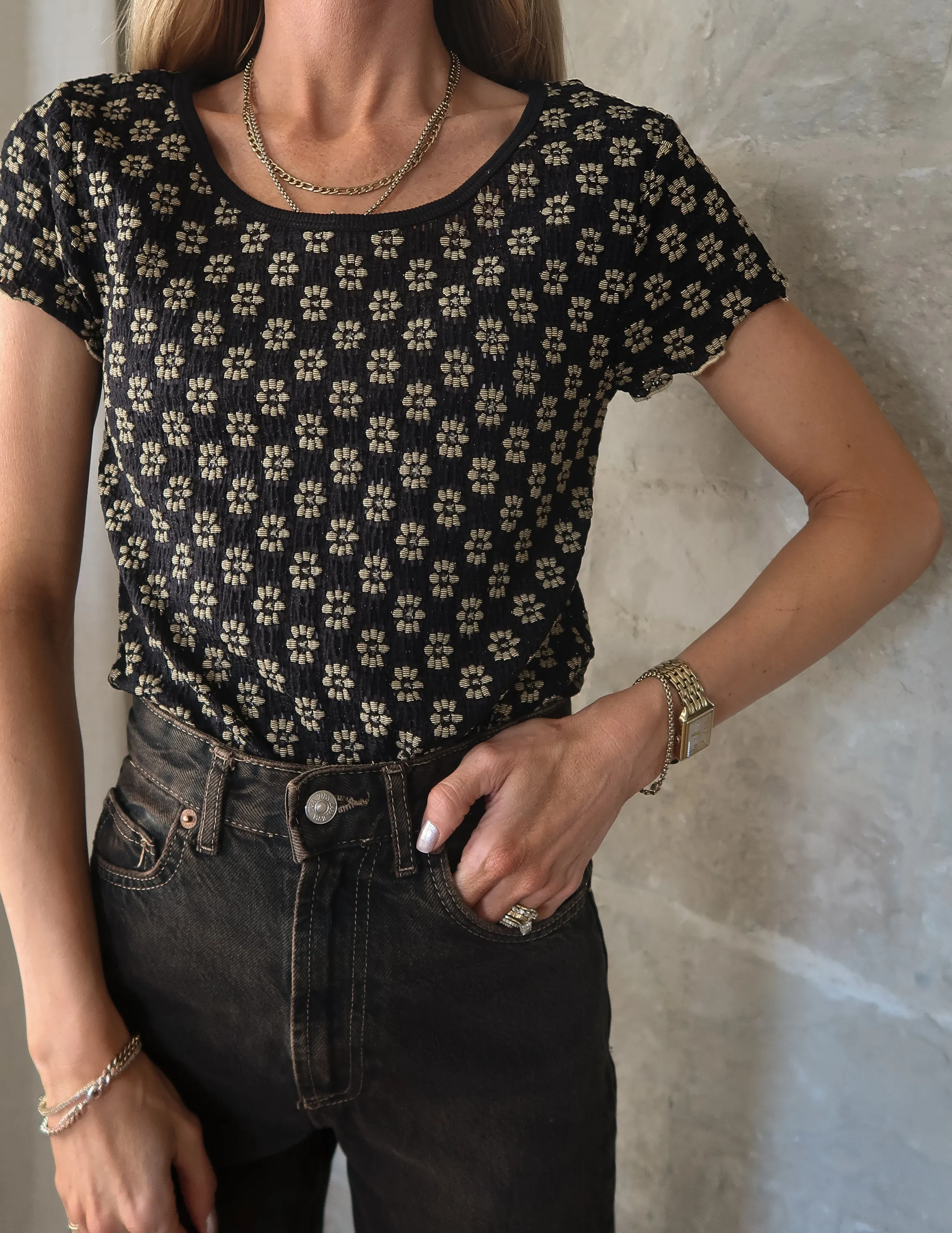 Pixie Floral Lace Top sold by Shop Stevie product image thumbnail 3