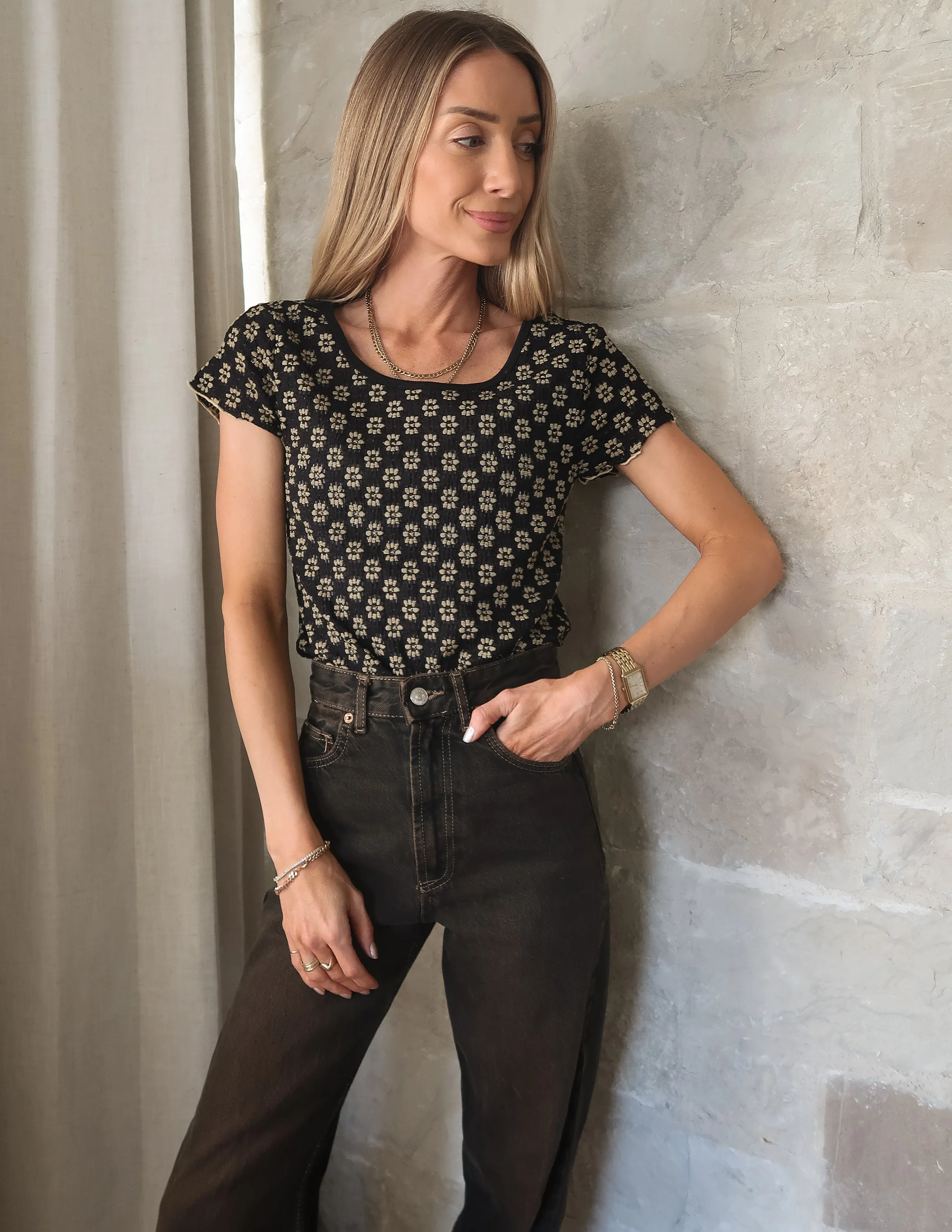 Pixie Floral Lace Top sold by Shop Stevie product image thumbnail 2