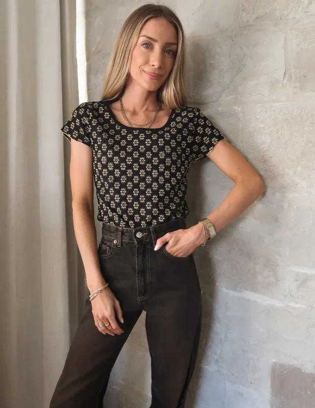 Pixie Floral Lace Top sold by Shop Stevie