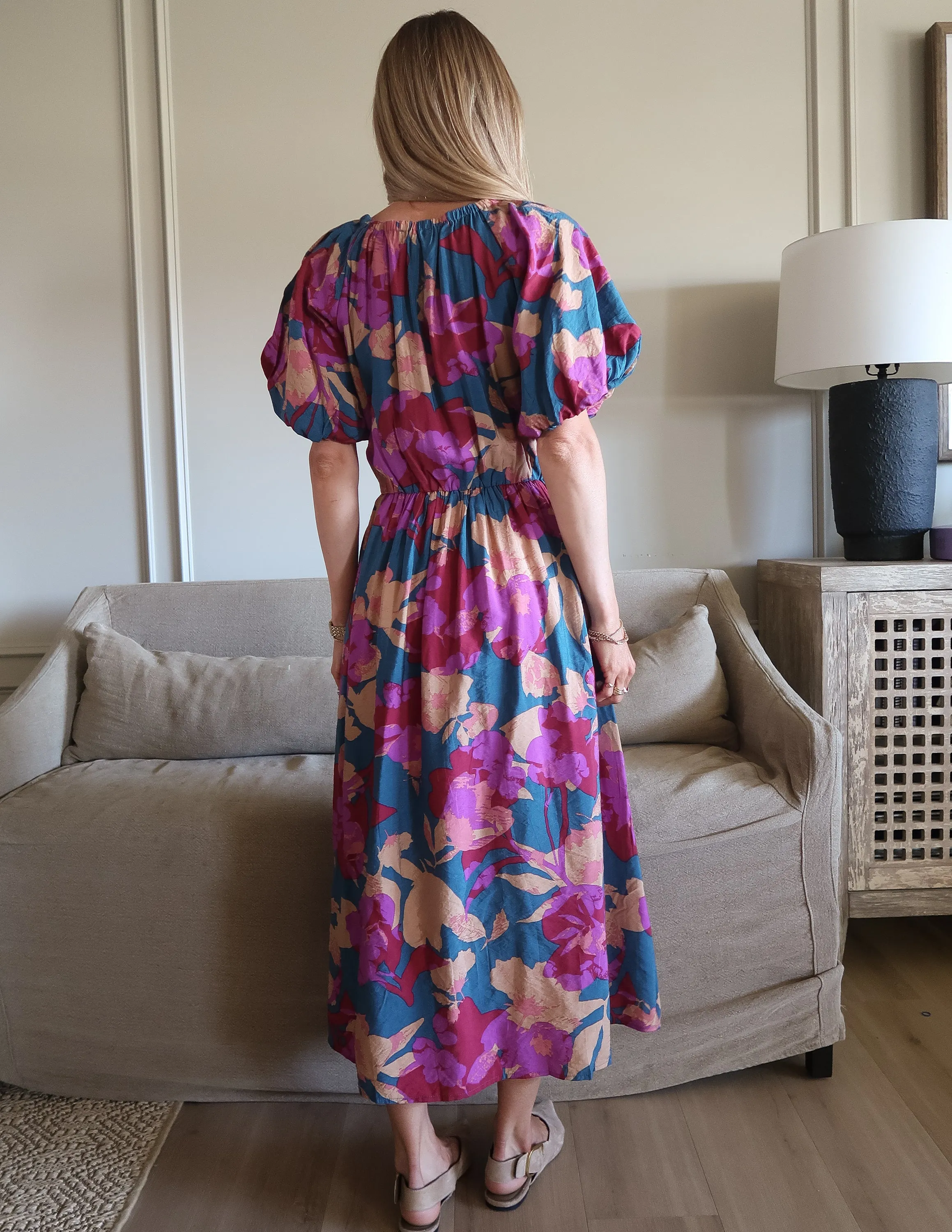 Marina Bloom Midi Dress sold by Shop Stevie product image thumbnail 5