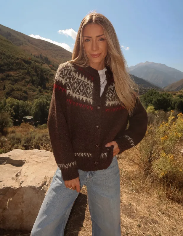 Nordic Fair Isle Cardigan sold by Shop Stevie