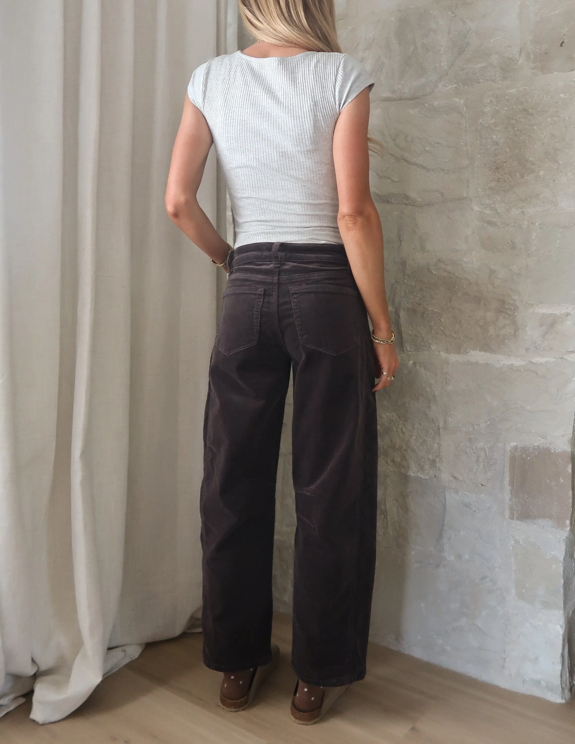 Soho Corduroy Barrel Jeans sold by Shop Stevie product image thumbnail 4