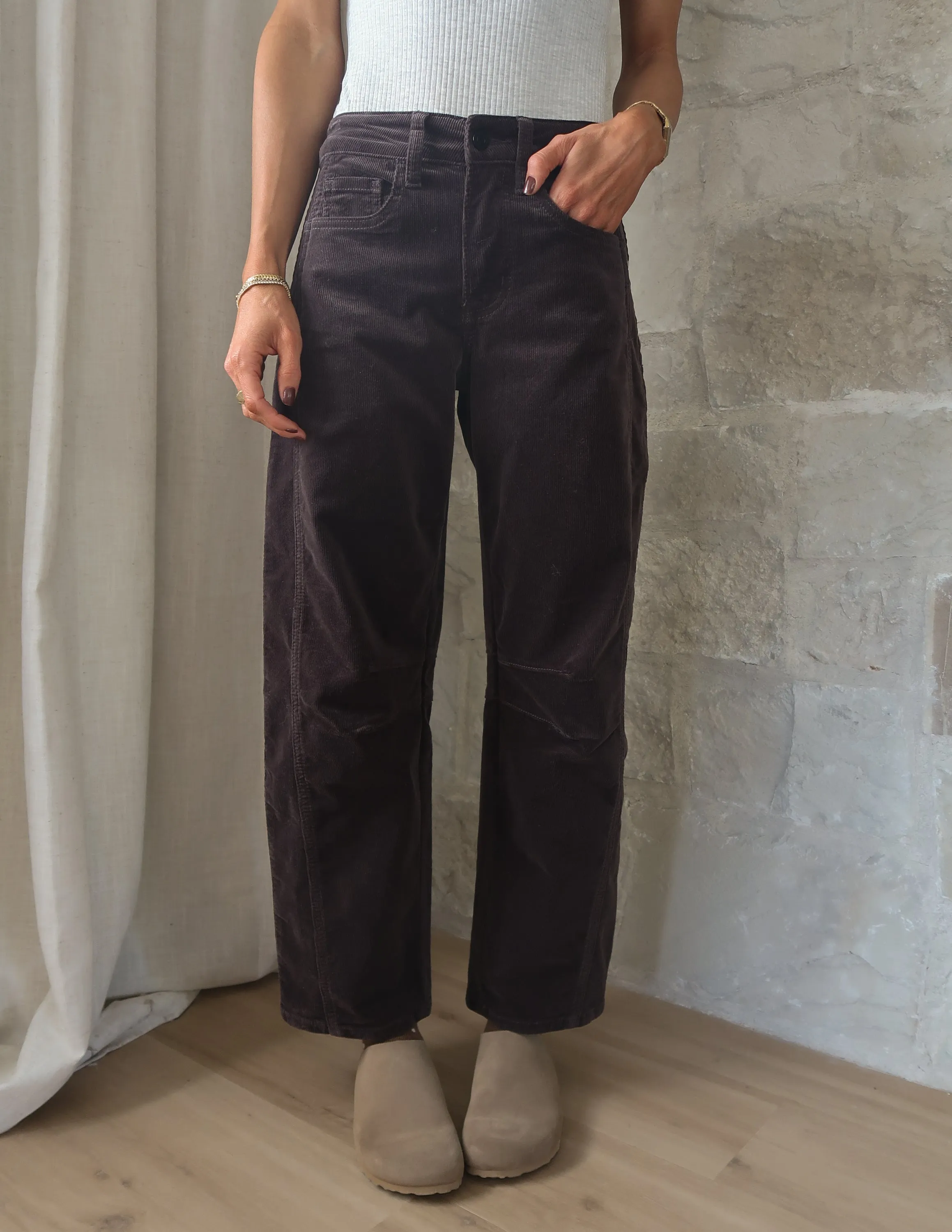 Soho Corduroy Barrel Jeans sold by Shop Stevie product image thumbnail 2