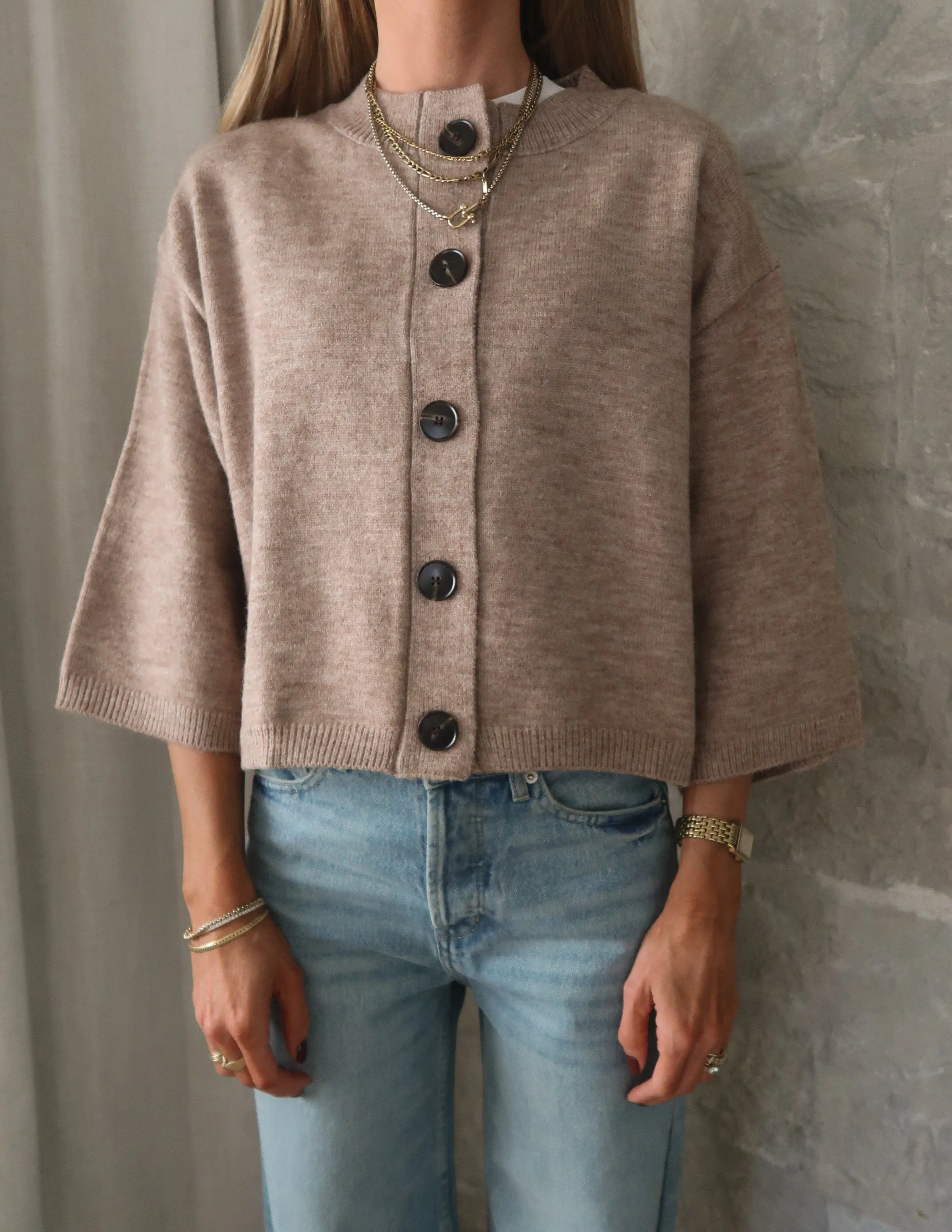 Arden Short Sleeve Cardigan sold by Shop Stevie product image thumbnail 3