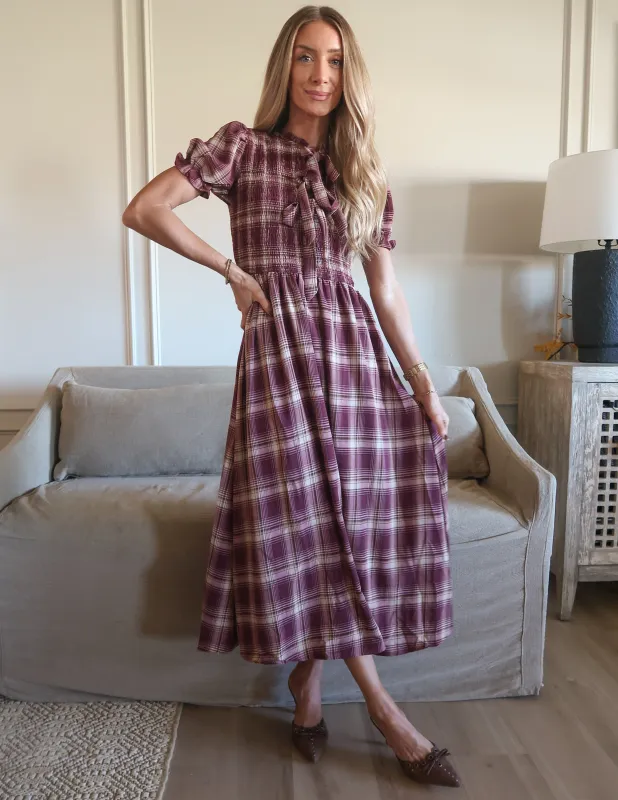 Sweet Magnolia Plaid Dress sold by Shop Stevie
