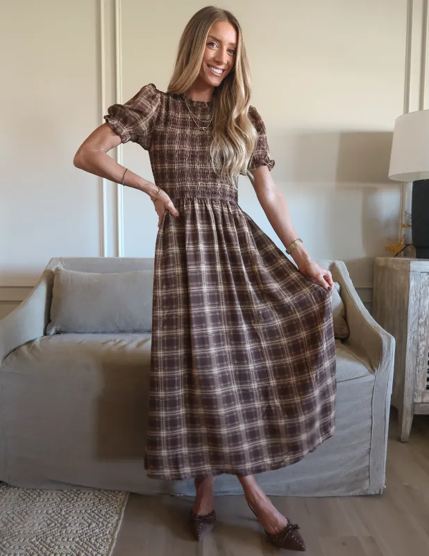 Harvest Plaid Dress sold by Shop Stevie