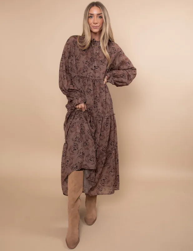 Rosewood Midi Dress sold by Shop Stevie
