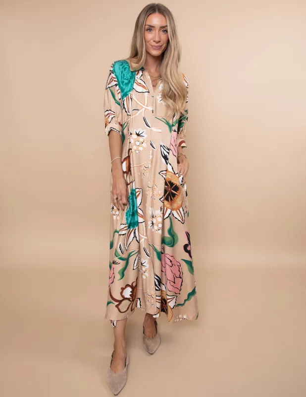 Desert Garden Midi Dress sold by Shop Stevie