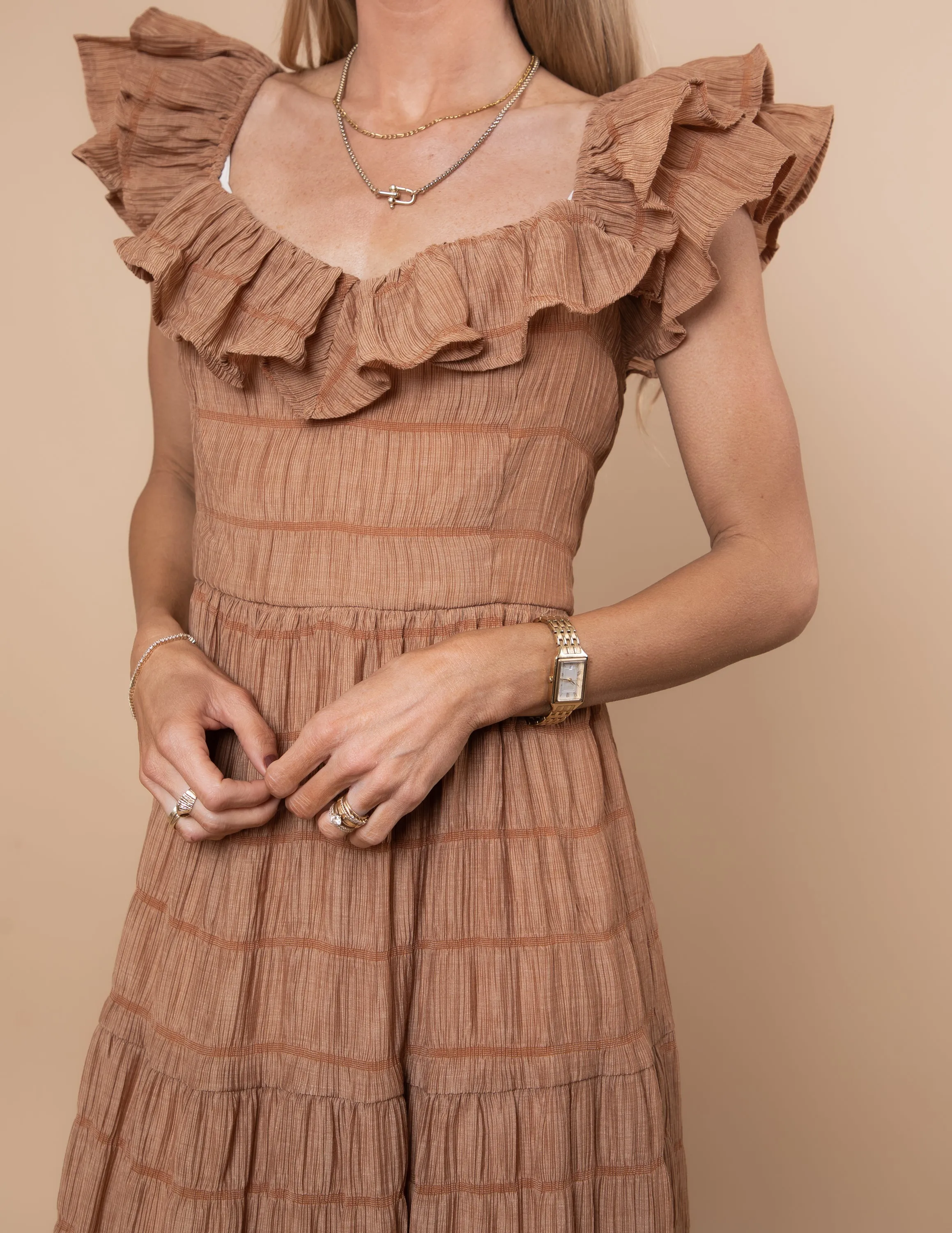 Nerina Textured Dress sold by Shop Stevie product image thumbnail 4