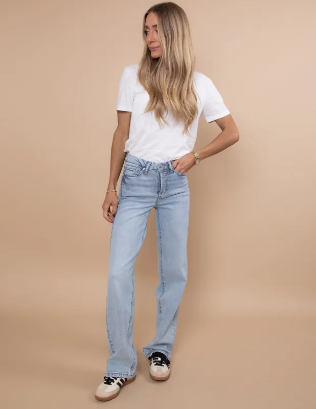 Hallie Straight Denim sold by Shop Stevie