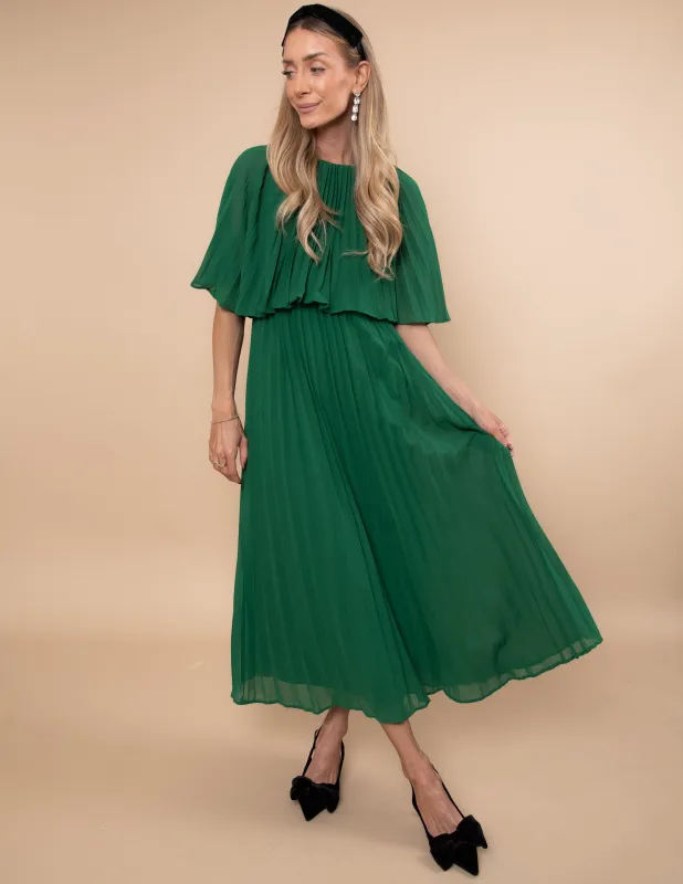 Charlotte Pleated Dress sold by Shop Stevie