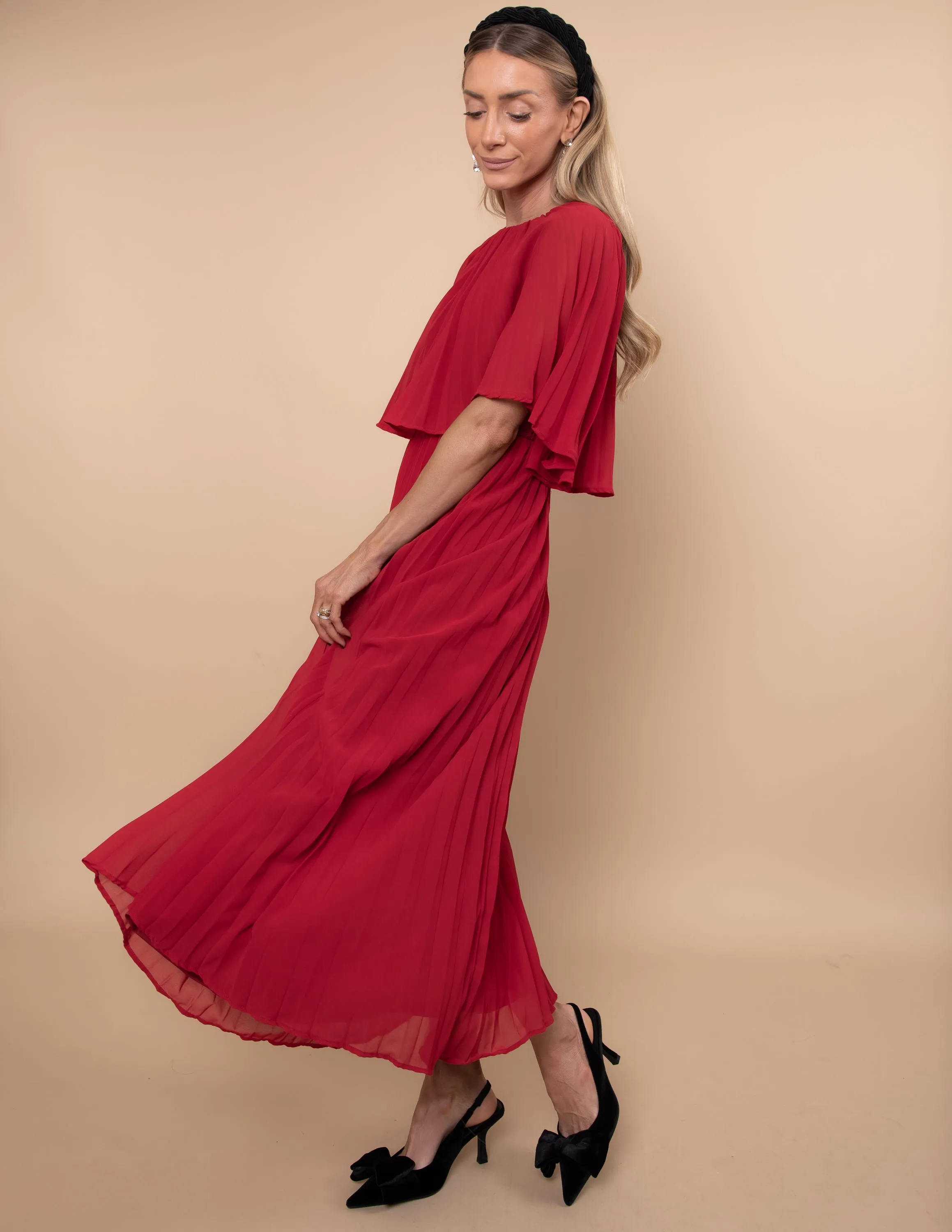 Charlotte Pleated Dress sold by Shop Stevie product image thumbnail 3