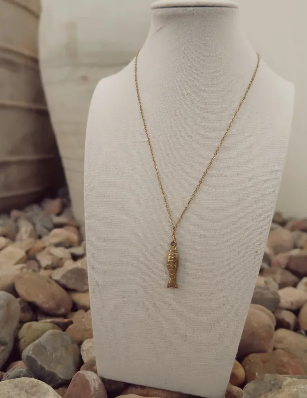 Fish Charm Necklace sold by Shop Stevie