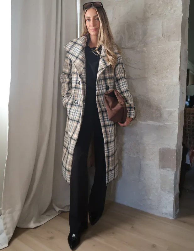 Windsor Check Overcoat sold by Shop Stevie