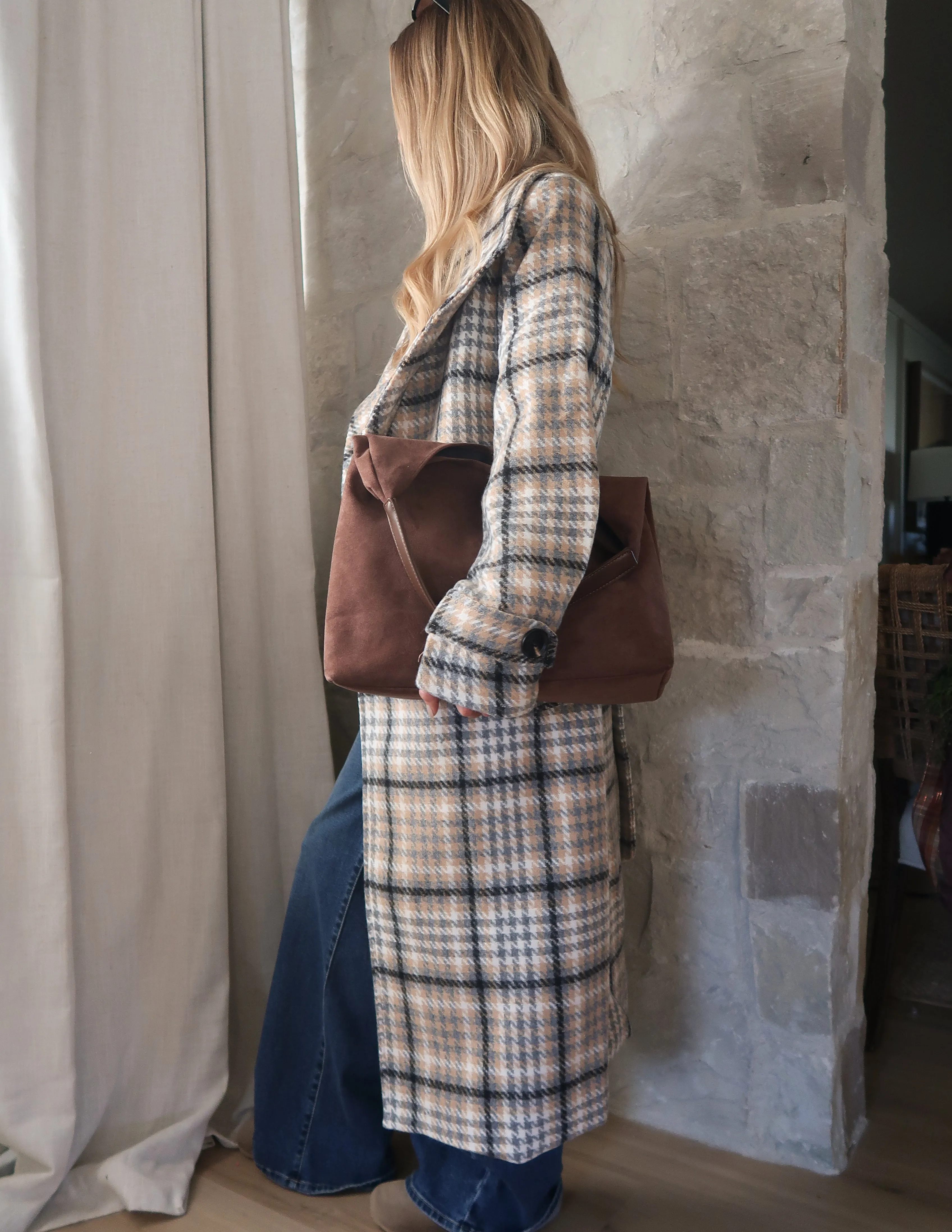 Windsor Check Overcoat sold by Shop Stevie product image thumbnail 4