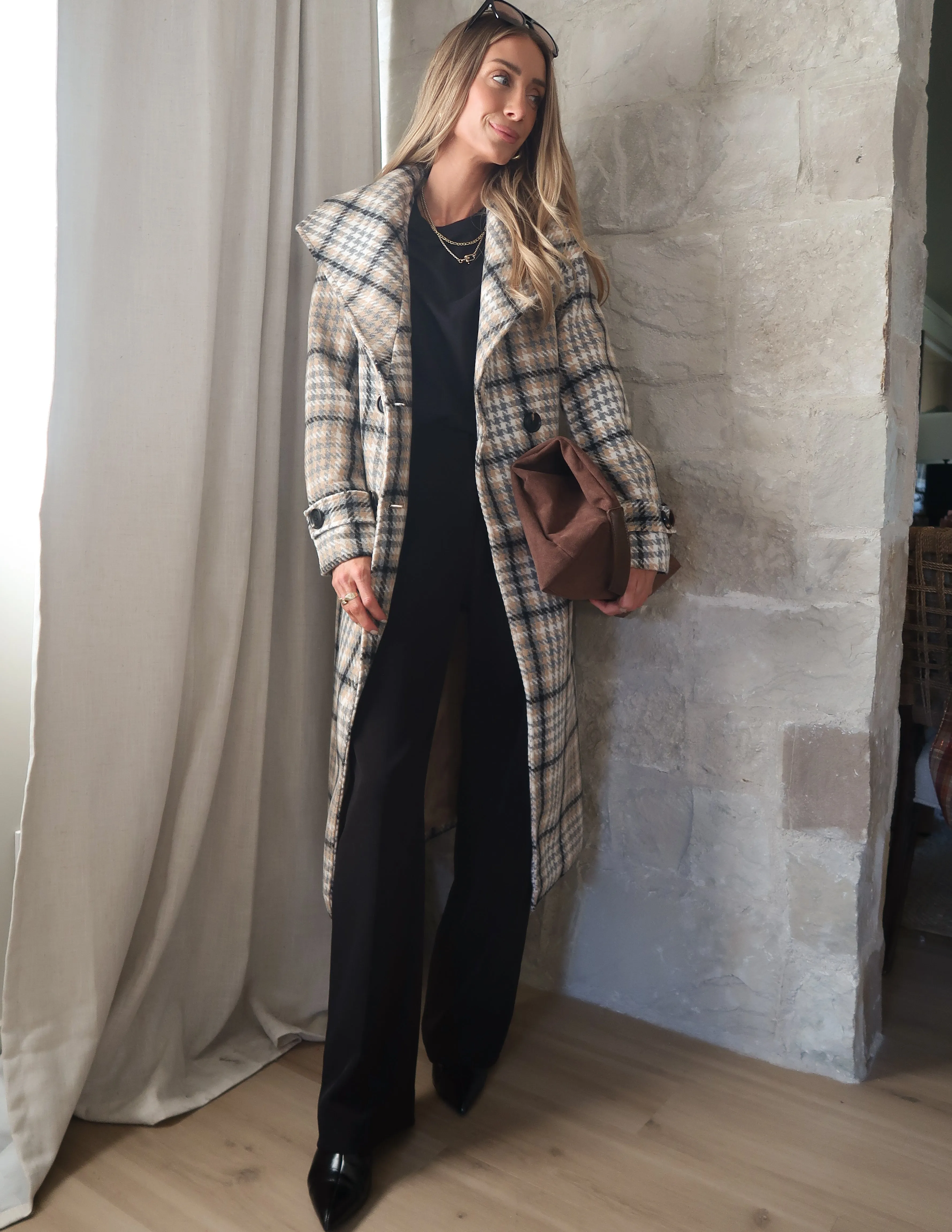 Windsor Check Overcoat sold by Shop Stevie product image thumbnail 2