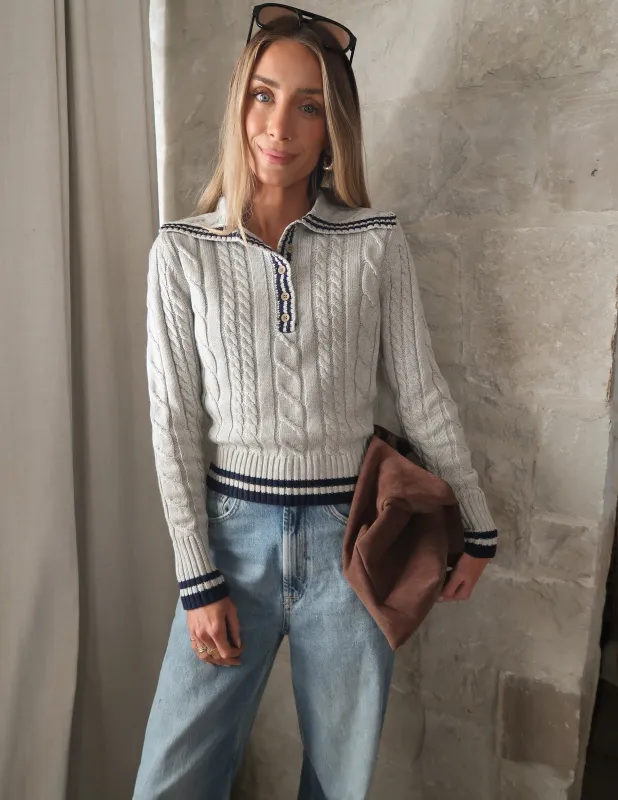 Nautical Charm Knit Sweater made by Shop Stevie