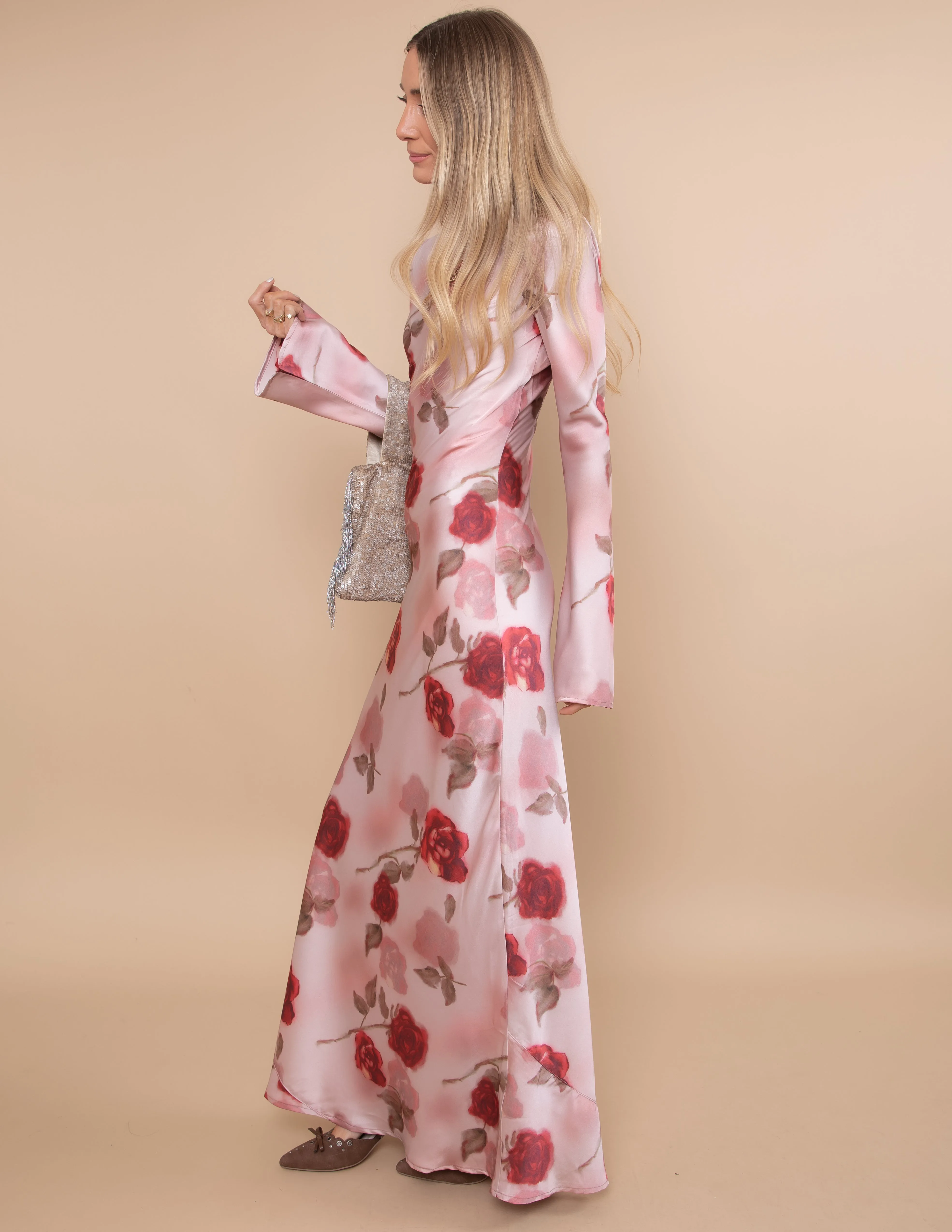 Velour Bloom Maxi Dress sold by Shop Stevie product image thumbnail 2