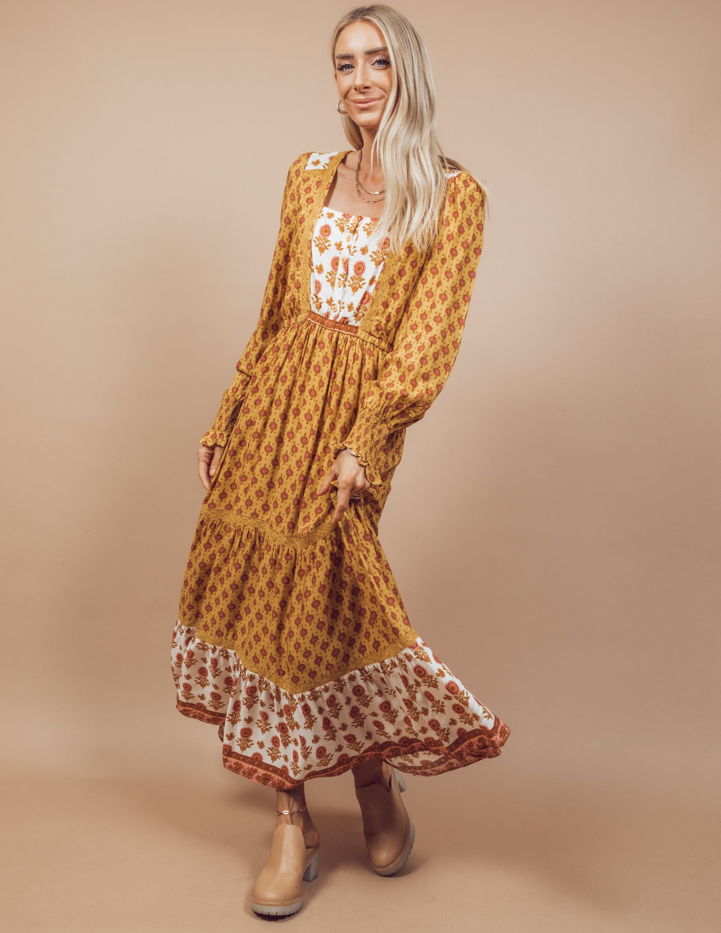 Helene Printed Dress sold by Shop Stevie