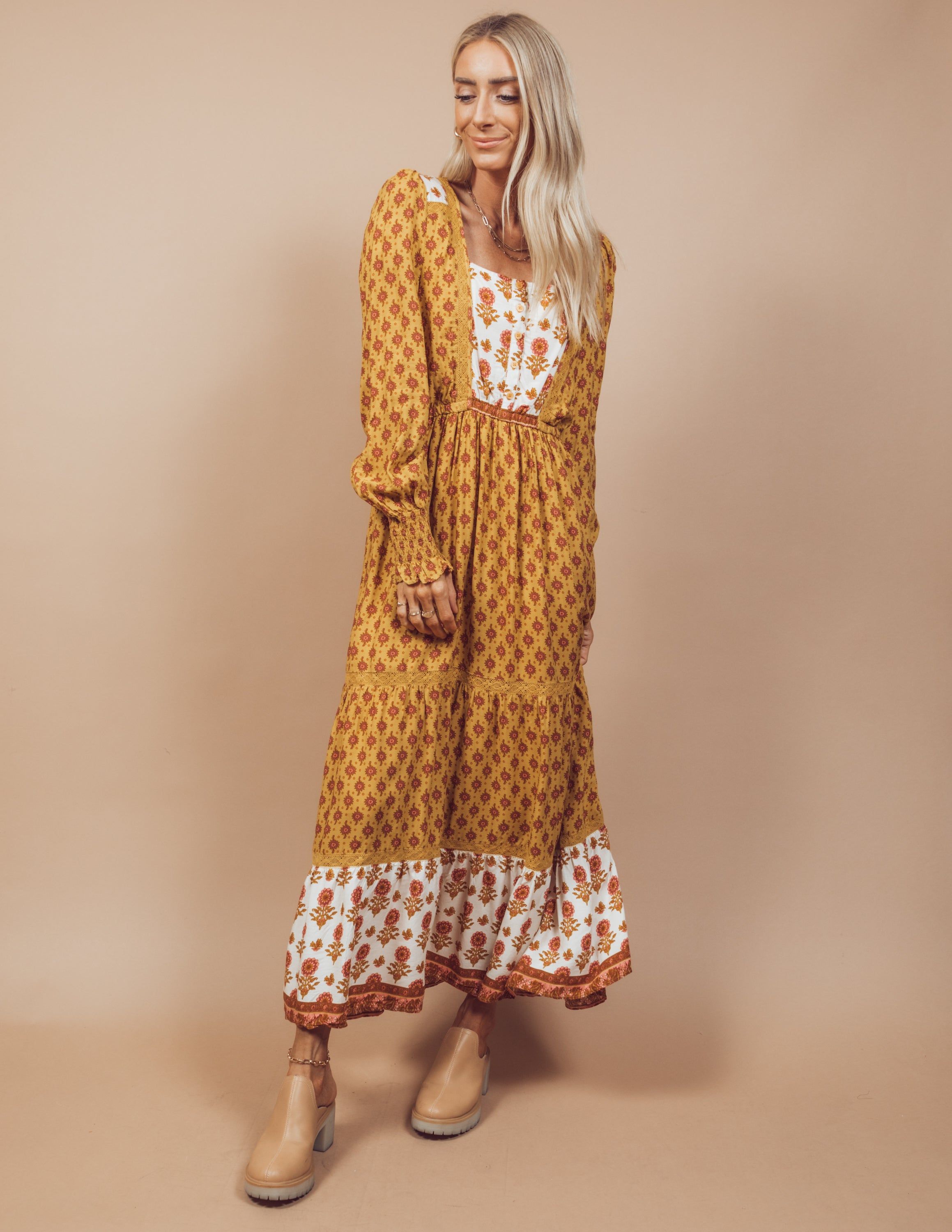 Helene Printed Dress sold by Shop Stevie product image thumbnail 5