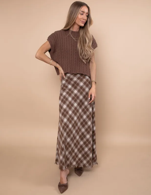 Autumn Grace Plaid Skirt sold by Shop Stevie