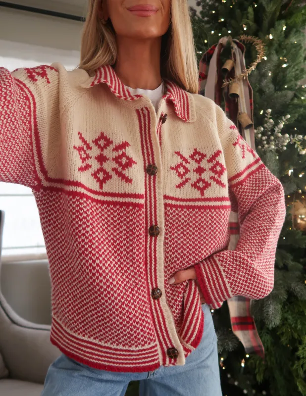 Nordic Noel Sweater Cardigan sold by Shop Stevie