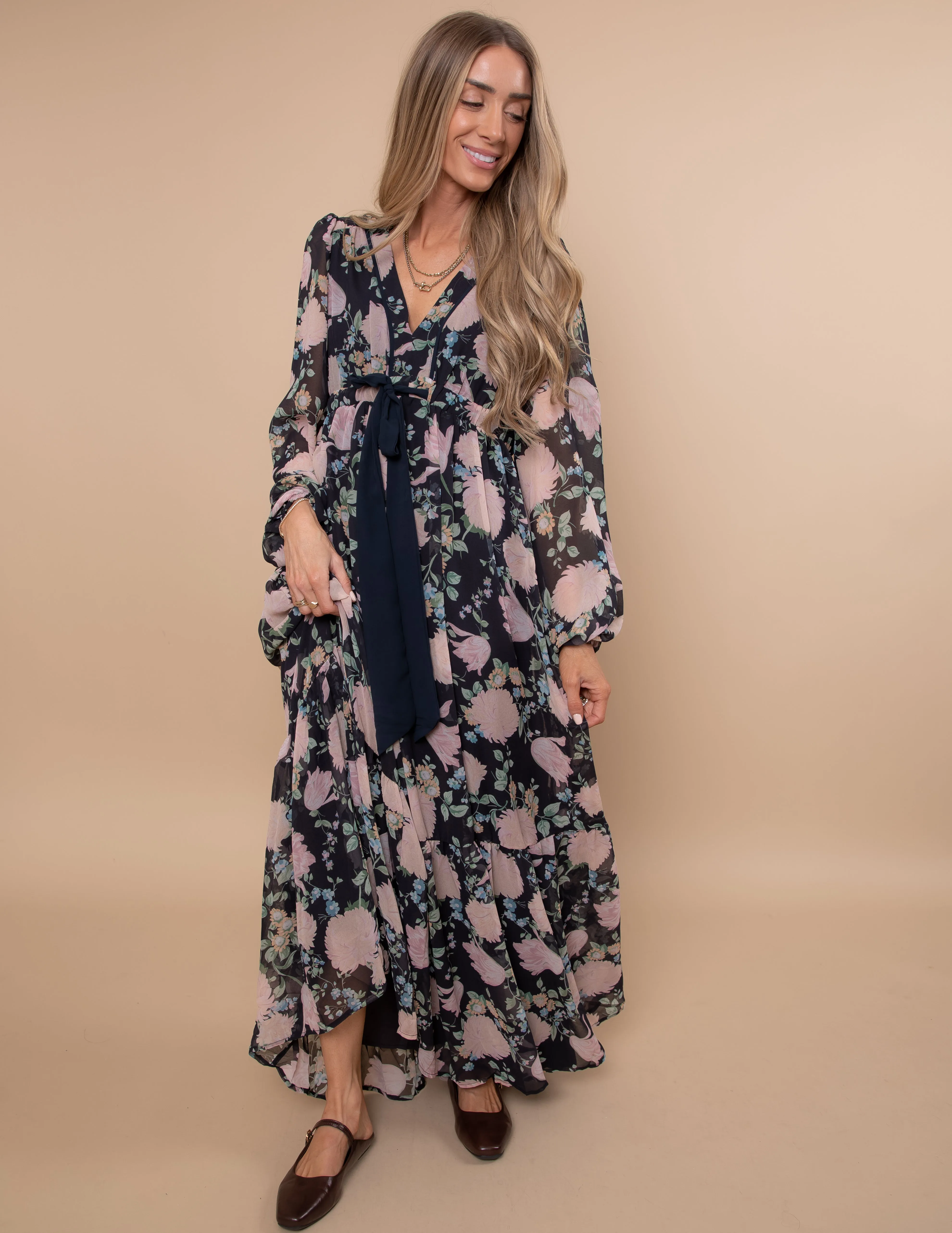 Solace Floral Maxi Dress sold by Shop Stevie product image thumbnail 5