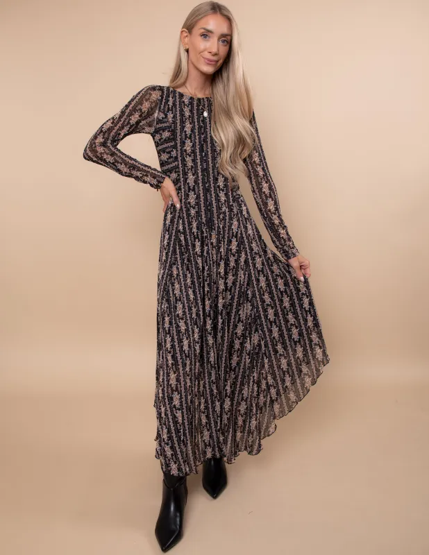 Midnight Mosaic Mesh Midi Dress sold by Shop Stevie