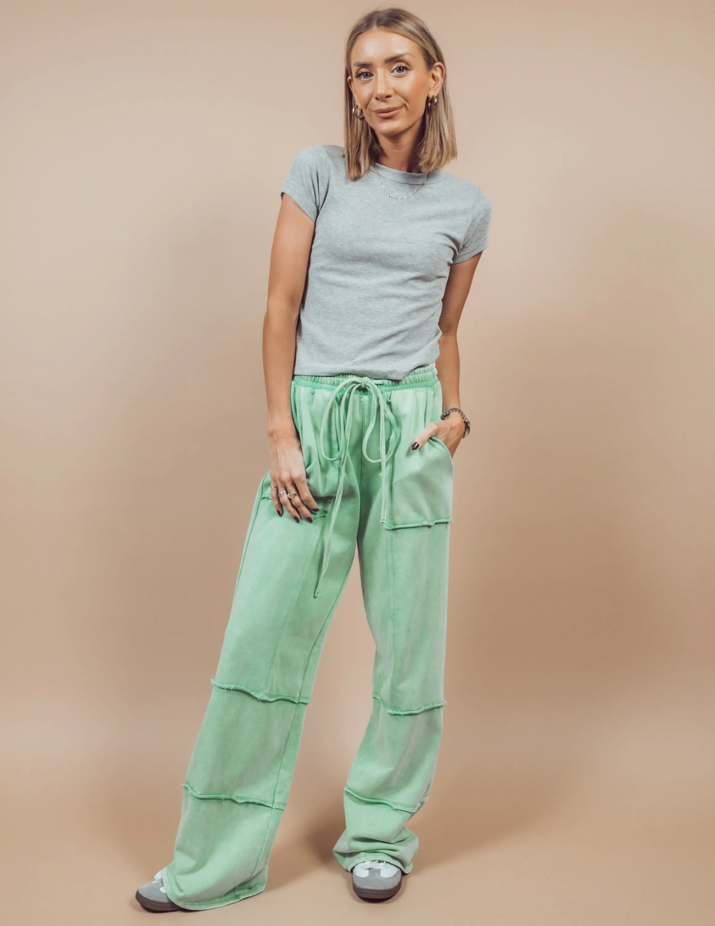 Ebby Mineral Washed Pants sold by Shop Stevie