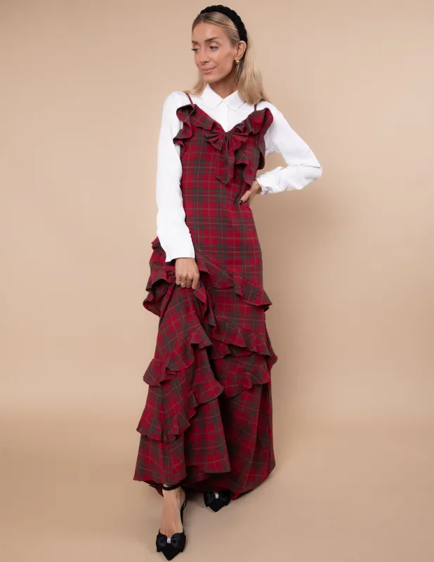 Christmas Waltz Plaid Maxi Dress sold by Shop Stevie