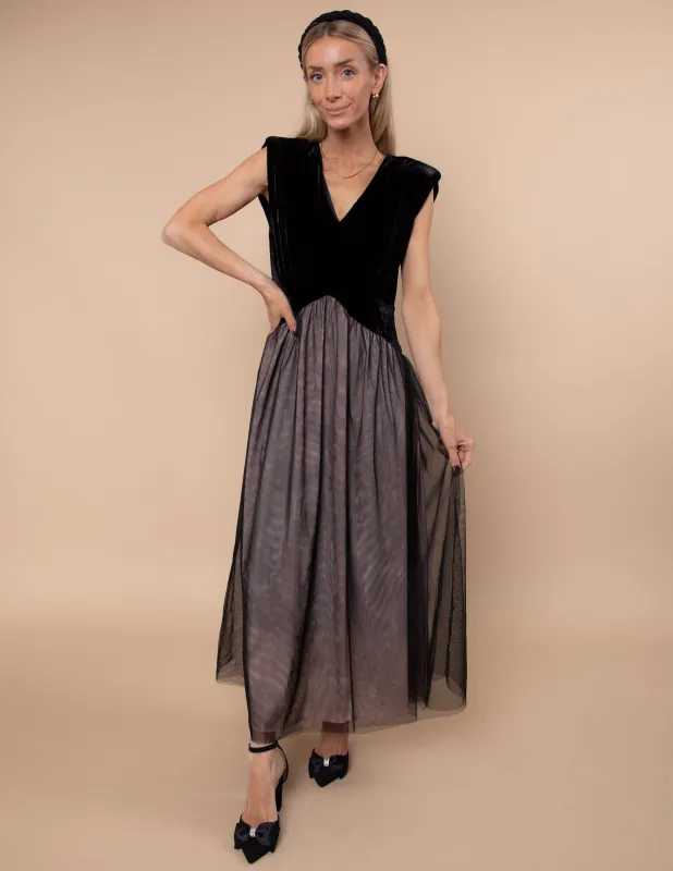 Ophelia Velvet Dress sold by Shop Stevie