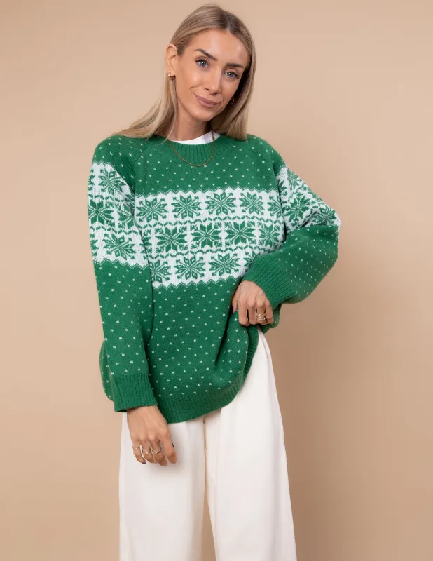 Holiday Pine Knit Sweater sold by Shop Stevie
