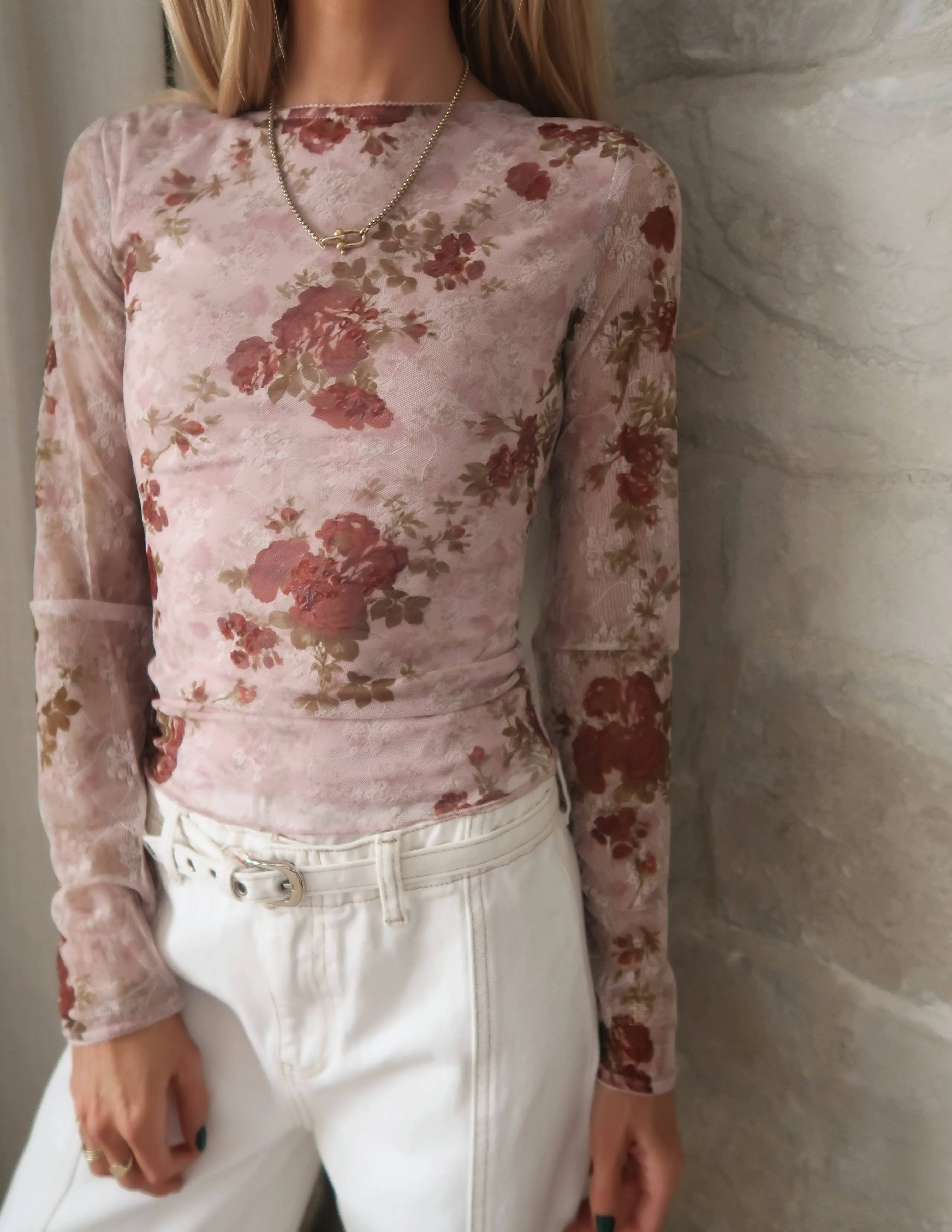 Bloom Mesh Top sold by Shop Stevie product image thumbnail 3