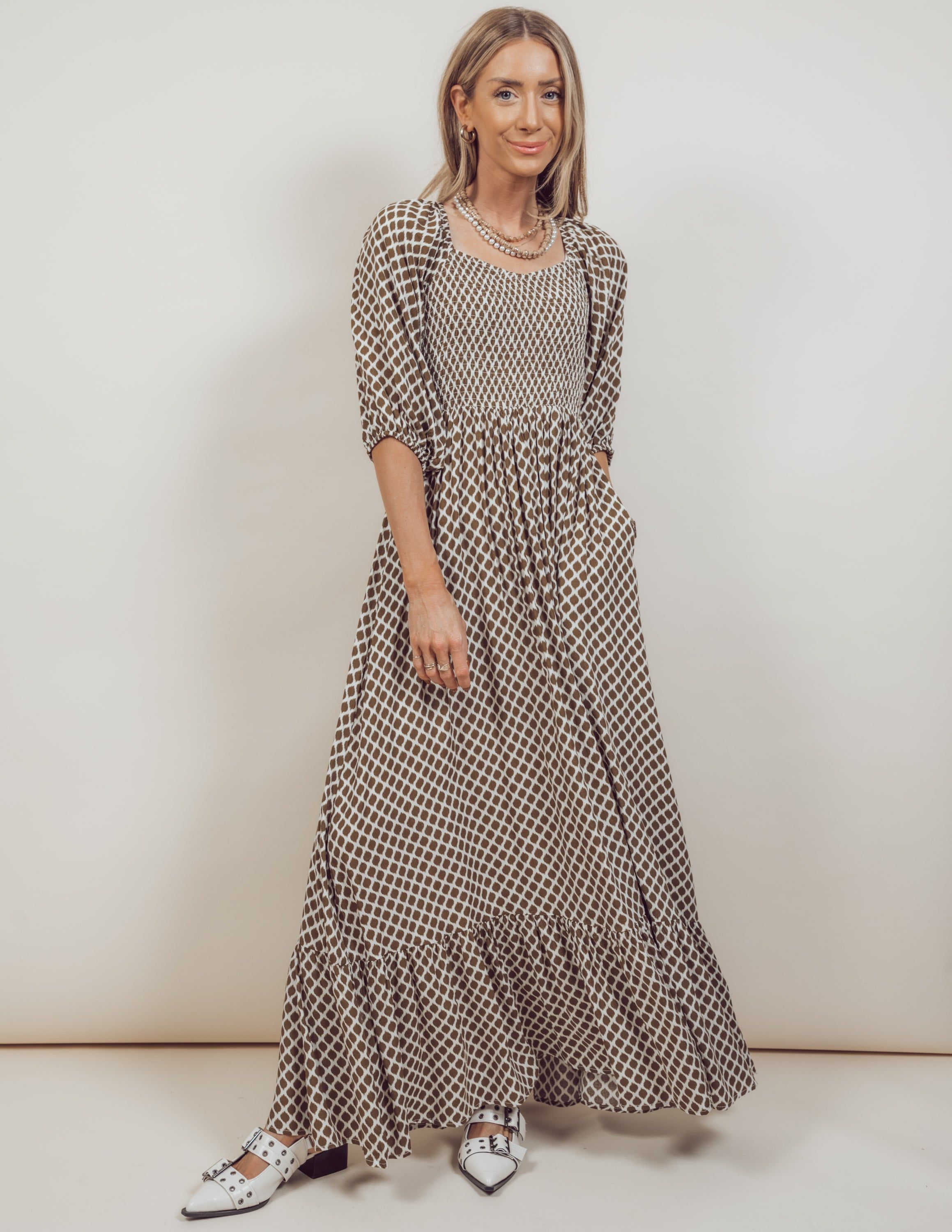 Zayla Printed Maxi Dress *COMING SOON* sold by Shop Stevie product image thumbnail 4