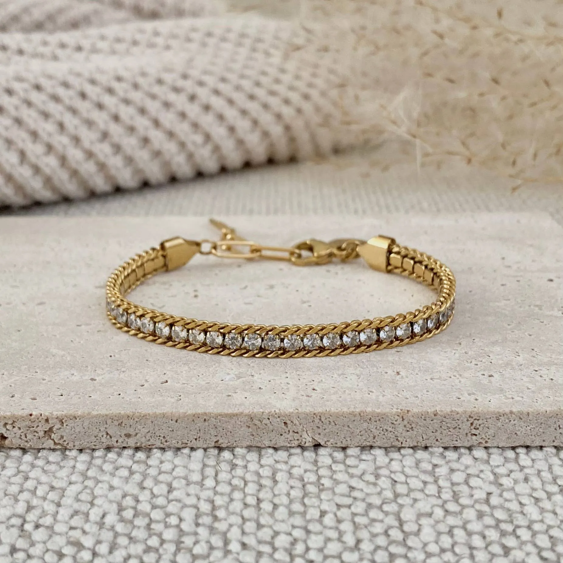 Sparked in Love Tennis Bracelet sold by Shop Stevie