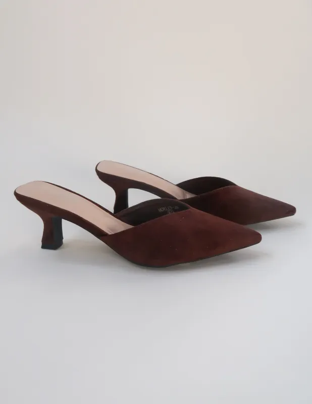 Simply Sweet Suede Heels made by Shop Stevie