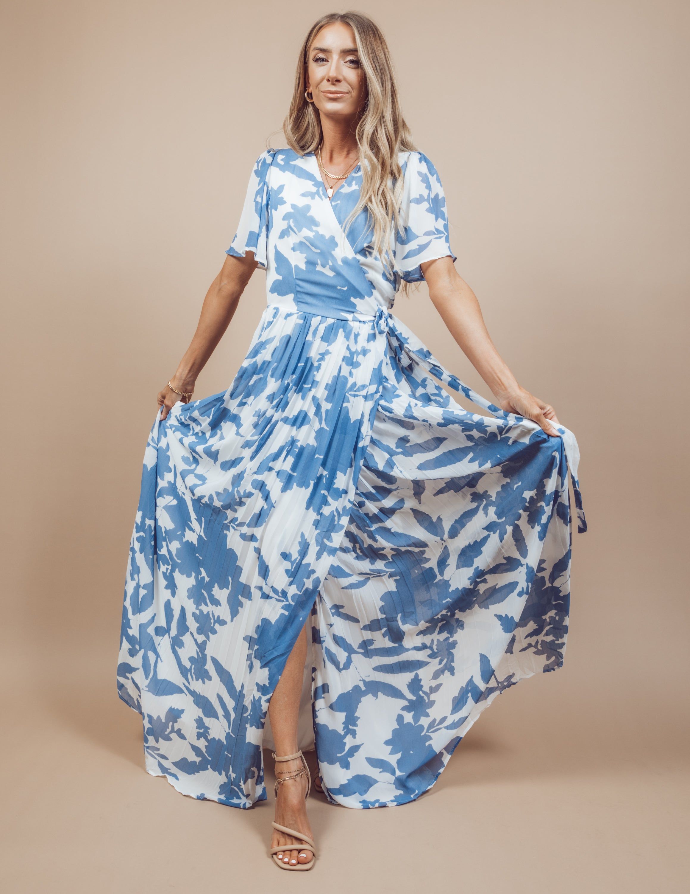 Elina Printed Maxi Dress sold by Shop Stevie product image thumbnail 2
