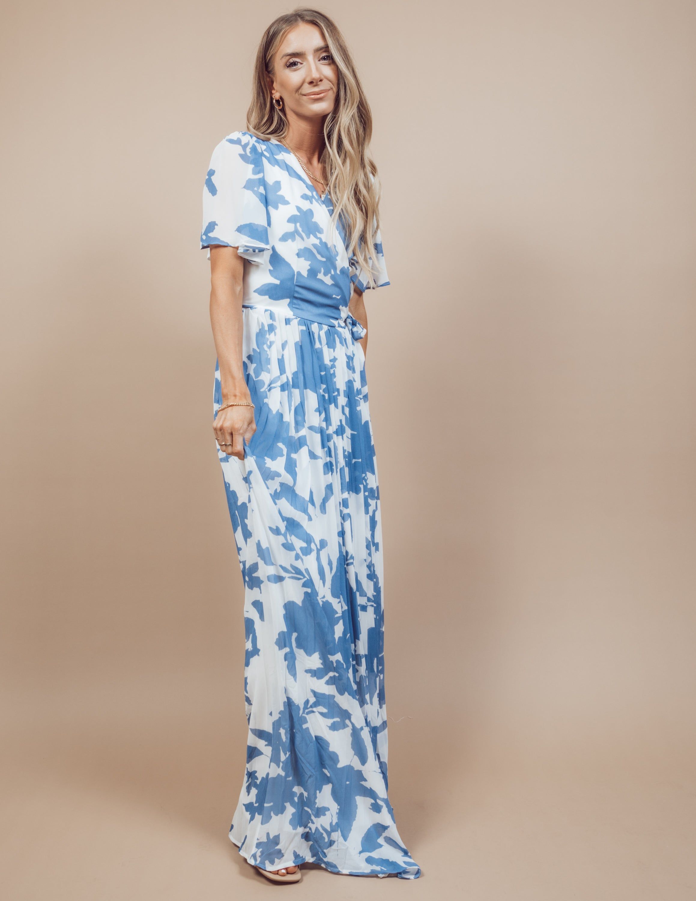 Elina Printed Maxi Dress sold by Shop Stevie product image thumbnail 6