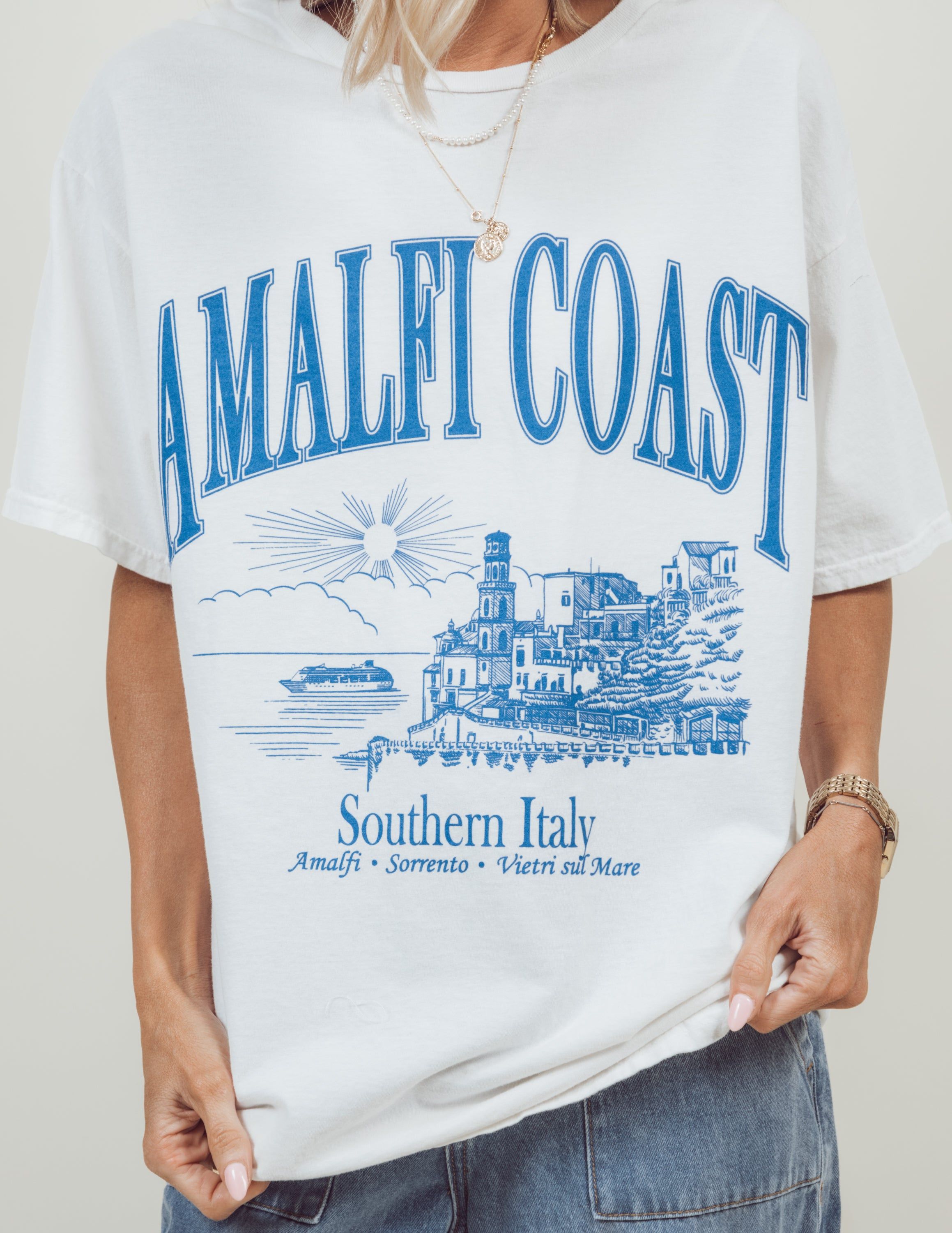 Amalfi Coast Graphic Tee *COMING SOON* sold by Shop Stevie product image thumbnail 4