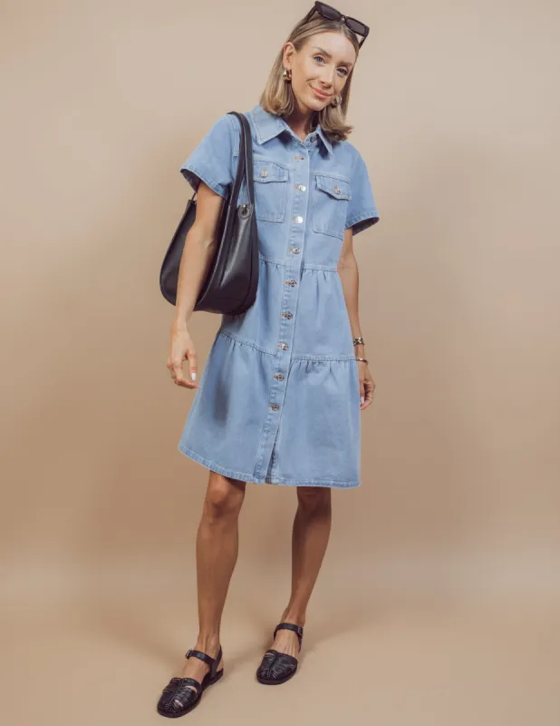 Evianna Denim Dress sold by Shop Stevie