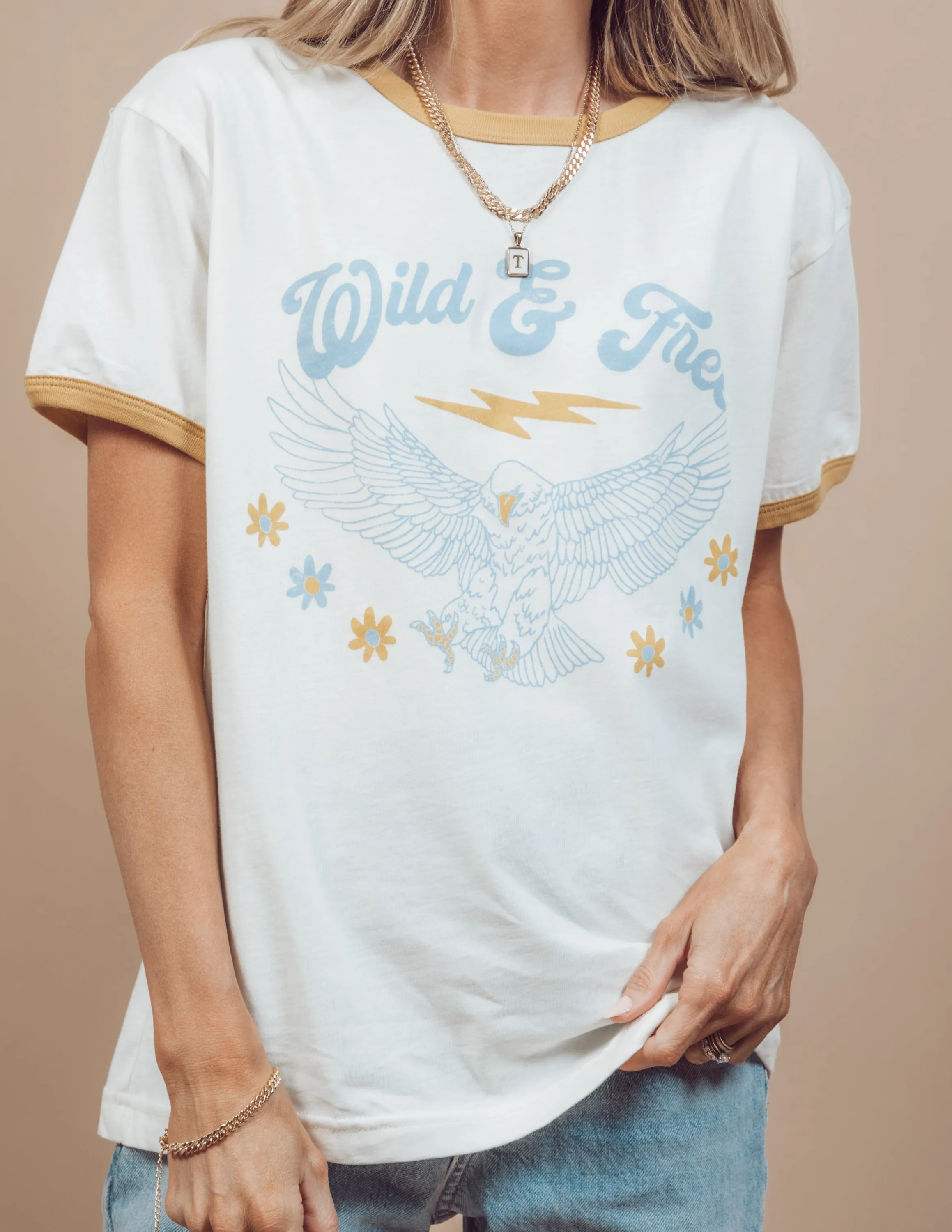 Wild and Free Graphic Tee sold by Shop Stevie product image thumbnail 3