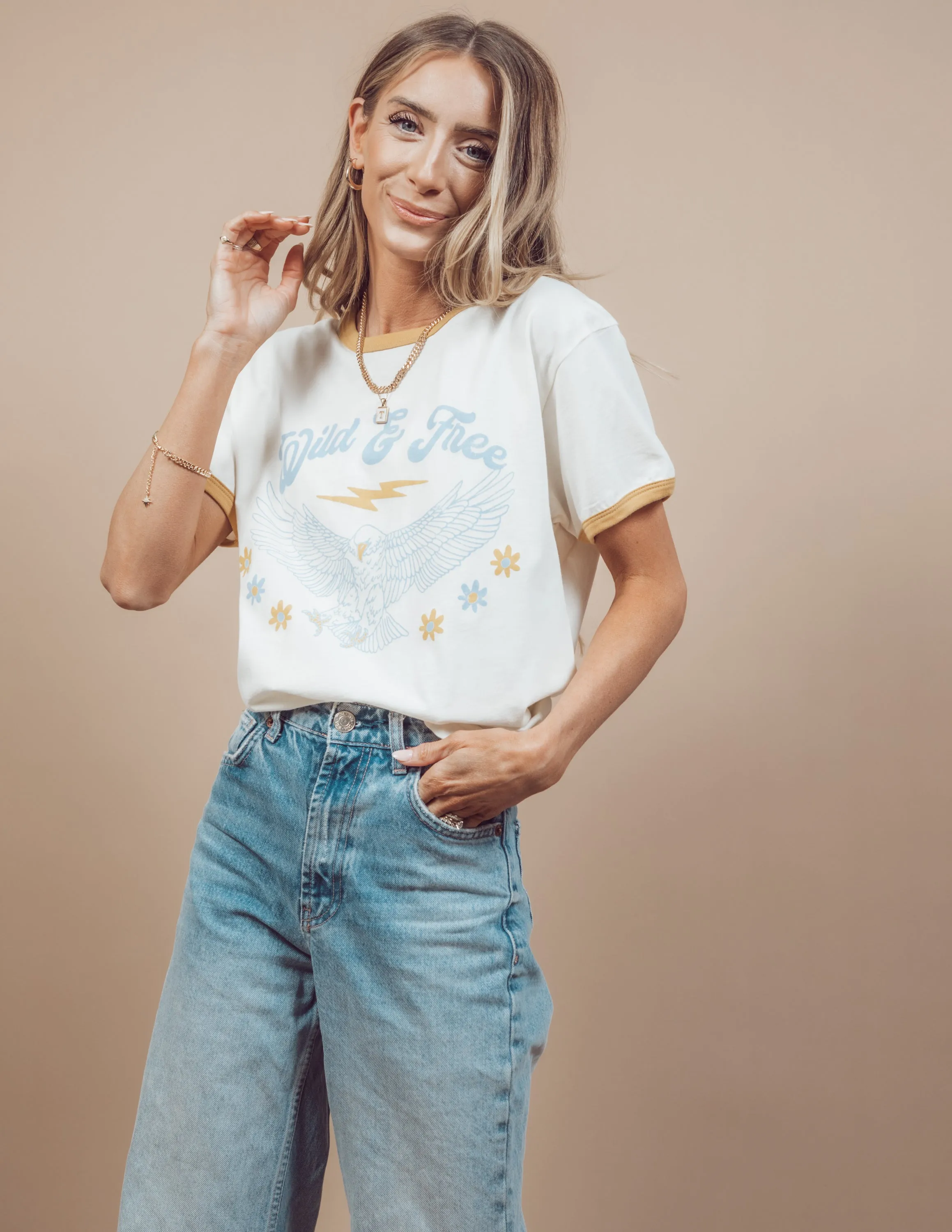 Wild and Free Graphic Tee sold by Shop Stevie product image thumbnail 5