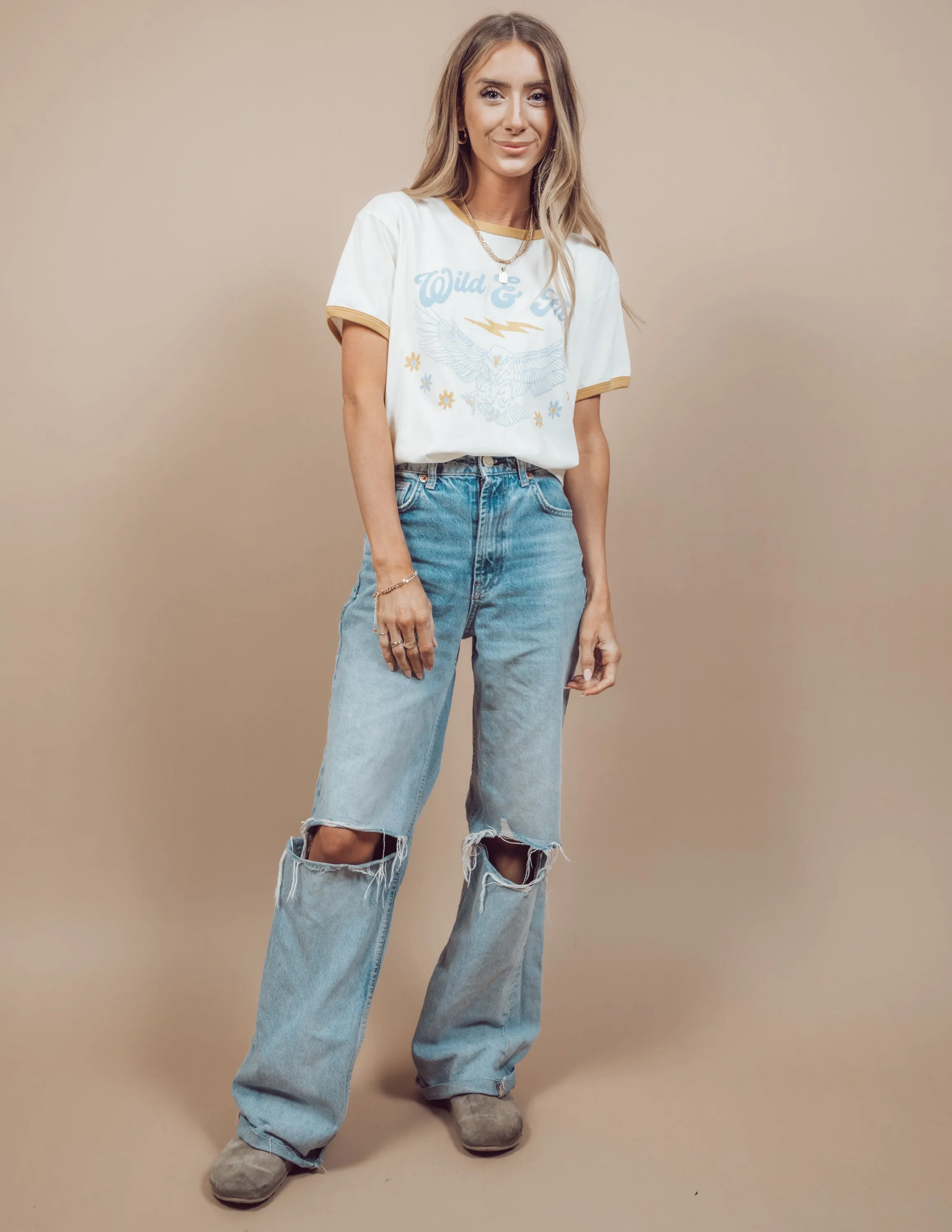 Wild and Free Graphic Tee sold by Shop Stevie product image thumbnail 2